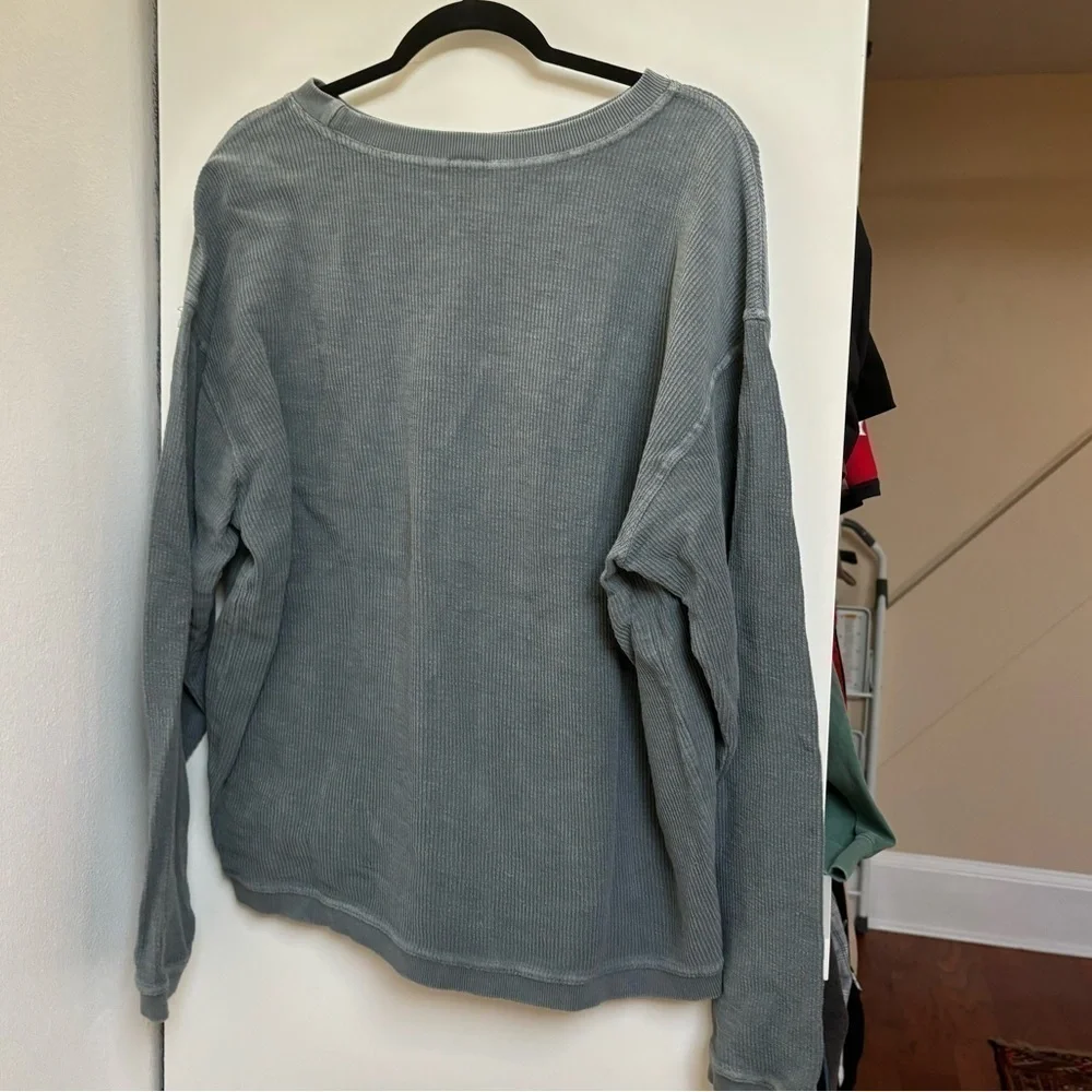 Alpha Phi Ribbed Crewneck Sz Large - Picture 4 of 4